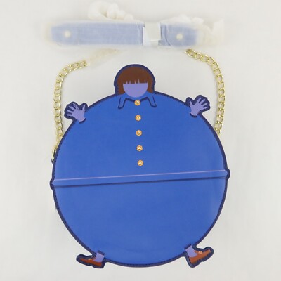 Willy Wonka Crossbody Bag Purse Violet Beauregarde Blueberry Chocolate Factory