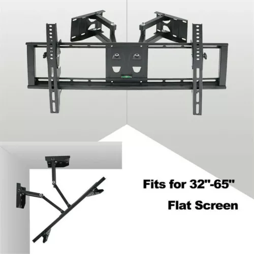 32"-65" Heavy Duty Wall Corner TV Mount Articulating Premium Swing Arm Bracket