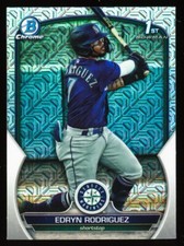 Edryn Rodriguez 2023 1st Bowman Chrome #BCP-185 Mojo Refractor