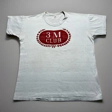 True Vintage 1950s 3M Company Auto Car Club Southern Tag Shirt Size XL 3mers