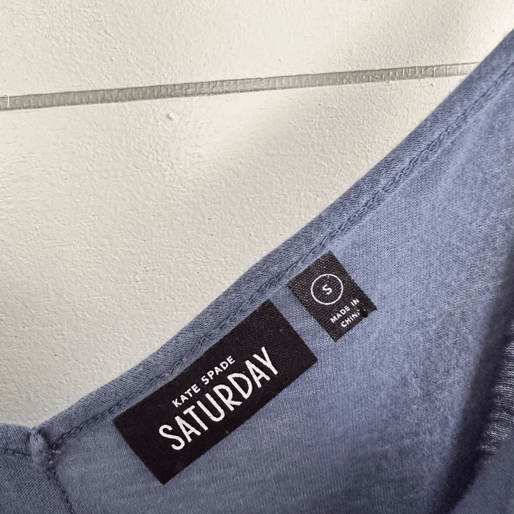 Abito da serbatoio Kate Spade sabato cascata taglia small