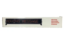 Hi-Lite Moving Message LED Sign Board w/ Wired Remote Control Keypad & Power