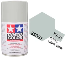 Tamiya 85081 TS-81 Royal Light Gray Lacquer Spray Paint 100ml - US Fast Ship