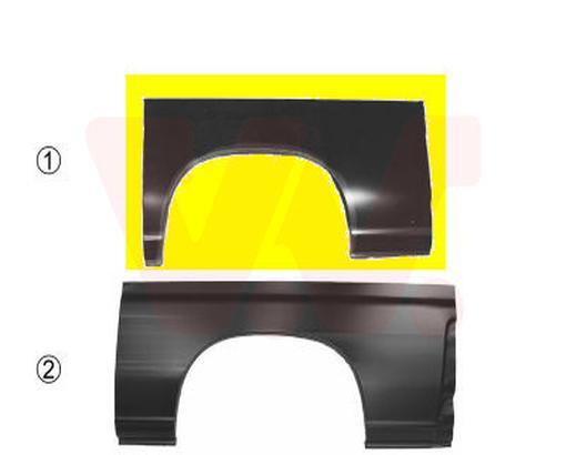 Seitenwand Hinten Rechts Radlaufrand FüR Fiat Ducato Bus 244 Z_ 230 230L 230_-image