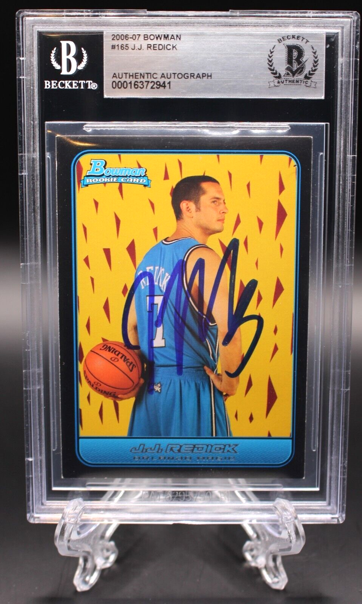 JUSTB JUST B ベイン ビョンヒギフトーレ チェキ サイン J.J. REDICK SIGNED 2006-07 BOWMAN #165 ROOKIE CARD RC BECKETT JJ