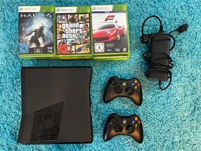 Xbox 360 Bundle + 2x Controller + 15 Spiele!