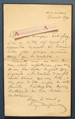   L.A.S 1907 S. BOURGEOT Association amicale des Jeunes Gens de BERCY - lettre