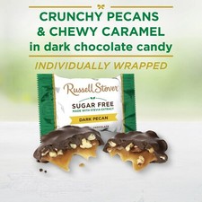 SUGAR FREE DARK PECAN DELIGHTS Chocolate RUSSELL STOVER CANDY BULK VALUE BAG NOW