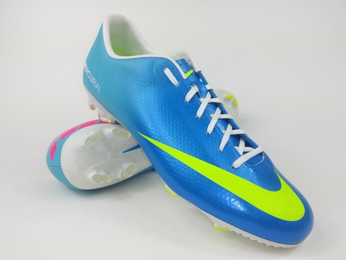 Nike Mens Rare Mercurial Victory IV FG 555613-474 Blue Soccer Cleats Size 12.5 | eBay