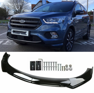 Spoilerschwert Frontspoiler Spoilerlippe Schwarz glänzend für Ford Kuga DM2 