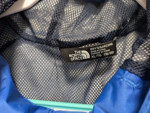 The North Face Dryvent Rain Jacket Boys Size XL Full Zip Hooded Mesh Lined - Picture 3 of 6