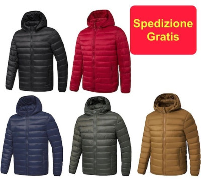 HERREN WINTER UND FRÜHLING JACKE WASSERDICHT MIT ABNEHMBARER KAPUZE /500 GR