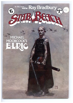 Star Reach #6 1st print, VF 8.5 Classic Jeff Jones Elric cover 1976