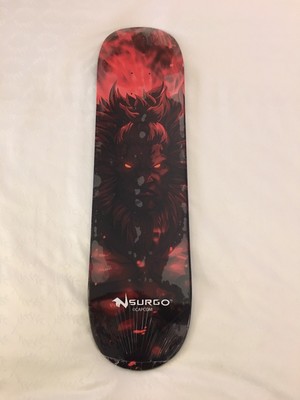 sold out NSURGO SDCC 2019 Exclusive Street Fighter Akuma skateboard