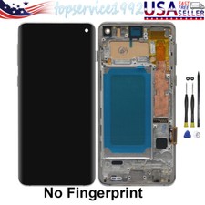 For Samsung S10 G973 TFT LCD Display Touch Screen Digitizer Silver Replacement