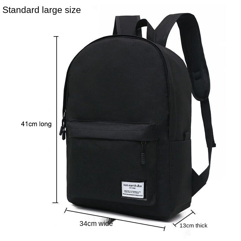 Мужской женский рюкзак рюкзак школьный дорожный рюкзак для ноутбука сумка на молнии 15,6 дюйма - Изображение 2 из 4