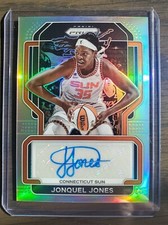 Jonquel Jones 2022 PANINI PRIZM WNBA SIGNATURES AUTO #SG-JQJ CONNECTICUT SUNS