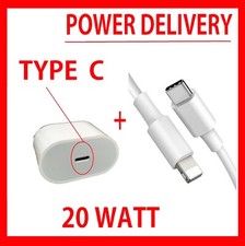 CARICATORE PER IPHONE X XS 11 12 13 14 CAVO TYPE C RAPIDO CARICABATTERIA