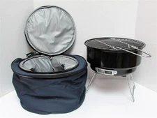 Portable Grill + Cooler Bag Carrying Case Camping BBQ Excalibur Electronics