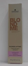 SCHWARZKOPF BLONDME LIFTING Hair Color Cream Made with Liquid Keratin  2 fl oz.