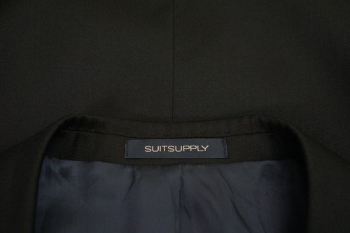 Men Suitsupply Suit Napoli Black REDA Wool S110 98 EU50L UK/US40L - Picture 9 of 21