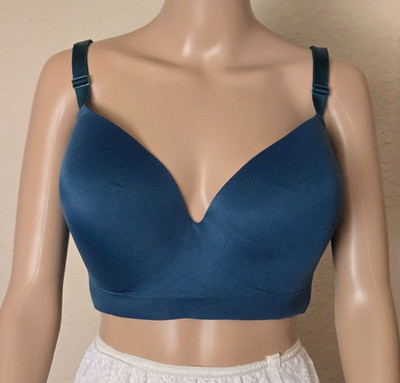 Soma Enbliss Luxe Wireless Lace J Hook  green Bra Size 42DD