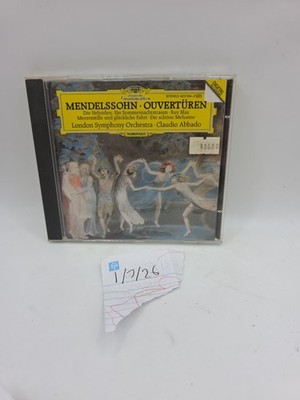 MENDELSSOHN Overtures LONDON SYMPHONY ORCHESTRA Abbado ~ 1988 DG Germany Cd