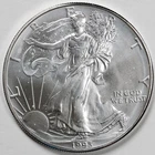 1993 American Silver Eagle (BU) - AUTHENTIC - In a Capsule to Protect It!