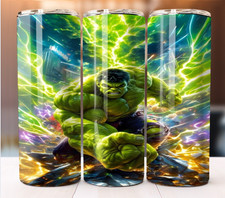 Hulk Marvel Themed Tumbler 20oz Cup Mug Travel Stainless Insulated Leak Proof