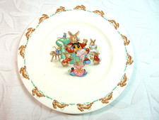 Royal Doulton BUNNYKINS 1 Dessert Plate Story Time  7 1/2" England