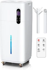 26L/5.7Gal Humidifier Large Room 3000 ft² Supersized Cool Mist 38H Quiet 2000mL