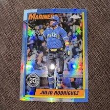 2025 Topps Chrome Baseball 35th Anniversary Julio Rodriguez