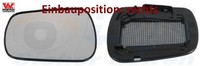 VAN Wezel 1805838 Spiegelglas FüR AußEnspiegel Rechts FüR Ford