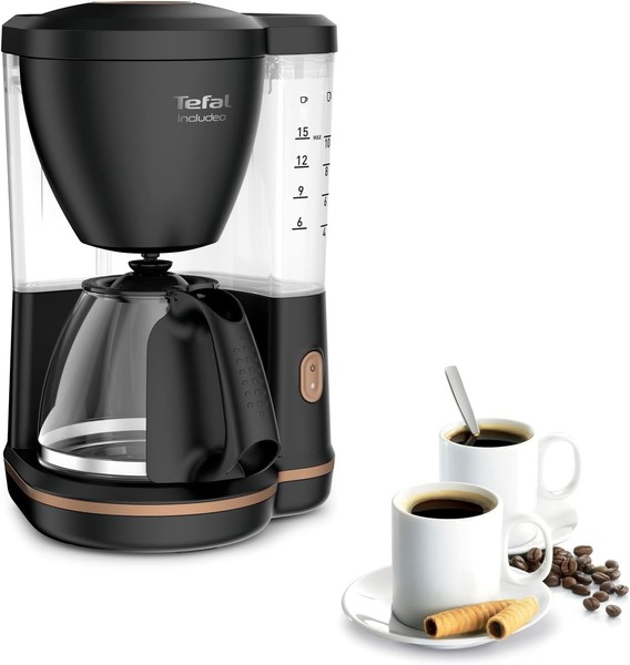 Tefal Filterkaffeemaschine CM533811 1,25 L 10 Bis 15 Tassen, Espressomaschine-image