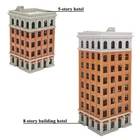 Outland Models Miniatures Downtown Classic Hotel Stackable 1:160 N Scale