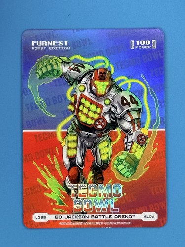 2026 Bo Jackson Battle Arena Tecmo #L255 Furnest Logofoil Glow