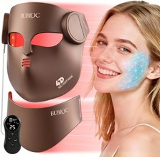 4D Wireless Red Light Therapy for Face and Neck with 400 LEDs,8 1 Color Light Th