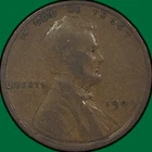 1909-VDB Lincoln Wheat Cent Very Good VG Coin #39621