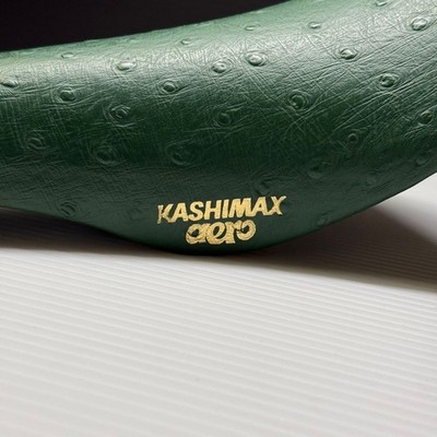 KASHIMAX Aero BMX Saddle Ostrich Green Vintage Discontinued Road