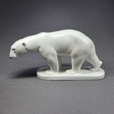 KPM KÖNIGLICHE PORZELLAN Manufaktur Polar Bear 140/253 Porcelain Figurine
