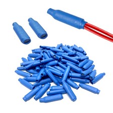 100PC Blue B Connectors Silicone Filled Wet B Wire Telephone Alarm Wire Crimp...