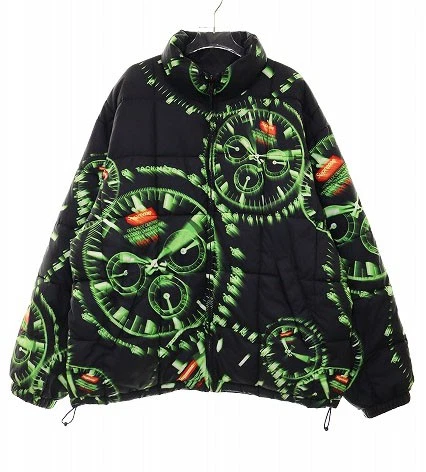 Veste bouffante réversible 20Aw L marque montre vintage vêtement