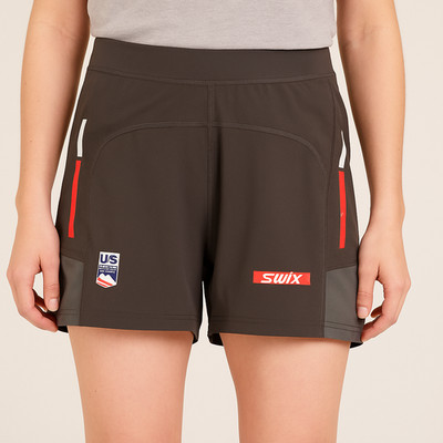 Swix Women s US Ski Team Shorts - Size Large   Dark Gray   30  Waist