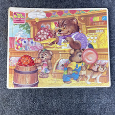 Vintage 1983 Little Sniff-It's The Candy Shoppe Scratch & Sniff Jigsaw Puzzle