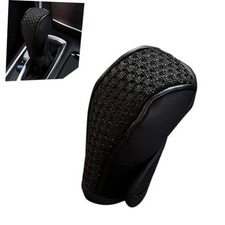 Car Gear Shift Knob Cover, 2.75" x 4.72" Anti-Slip Leather Car Shifter