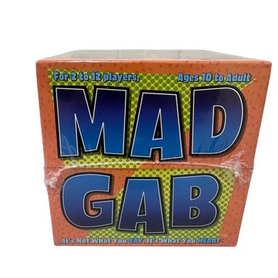 Vintage 1995 Mad Gab Patch Products Word Game  Brand New In Box