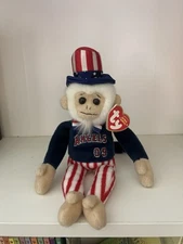 Ty Beanie Baby Rally Doodle Dandy Anaheim Angels MLB 2009 Plush Doll