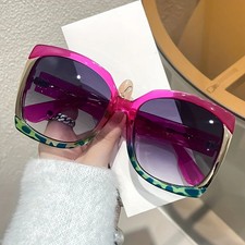 2026 Oversized Square Fashion Sunglasses for Women Anti Glare Durable PC