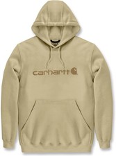 Carhartt Signature Logo Sweatshirt Hoodie Pul...