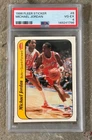 1986 Michael Jordan Fleer Sticker #8 Card PSA VG-EX 4 Rookie RC
